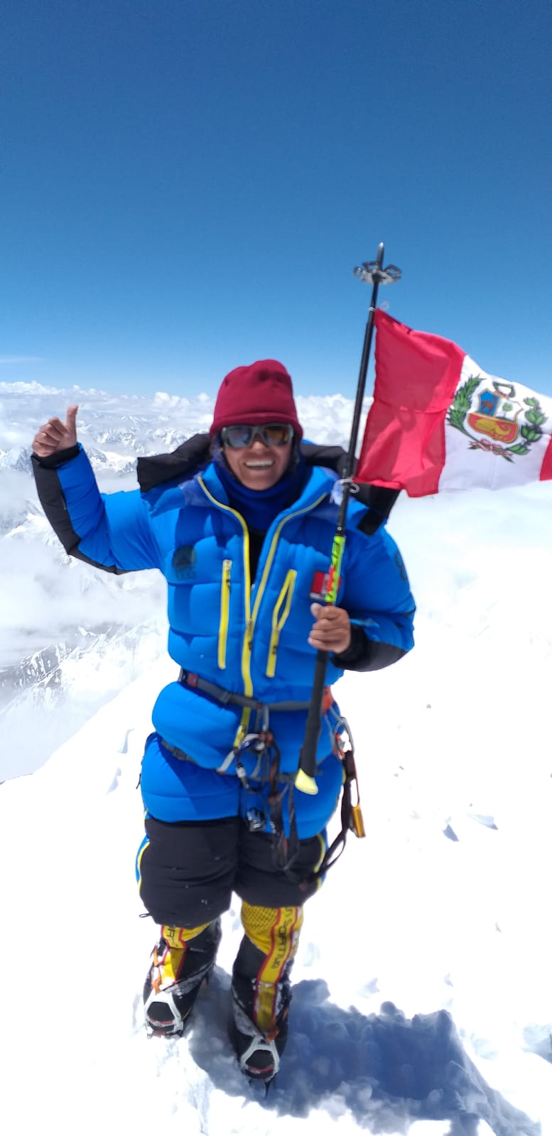 Montañista peruana conquista una de las cimas más altas del mundo Prensa Total